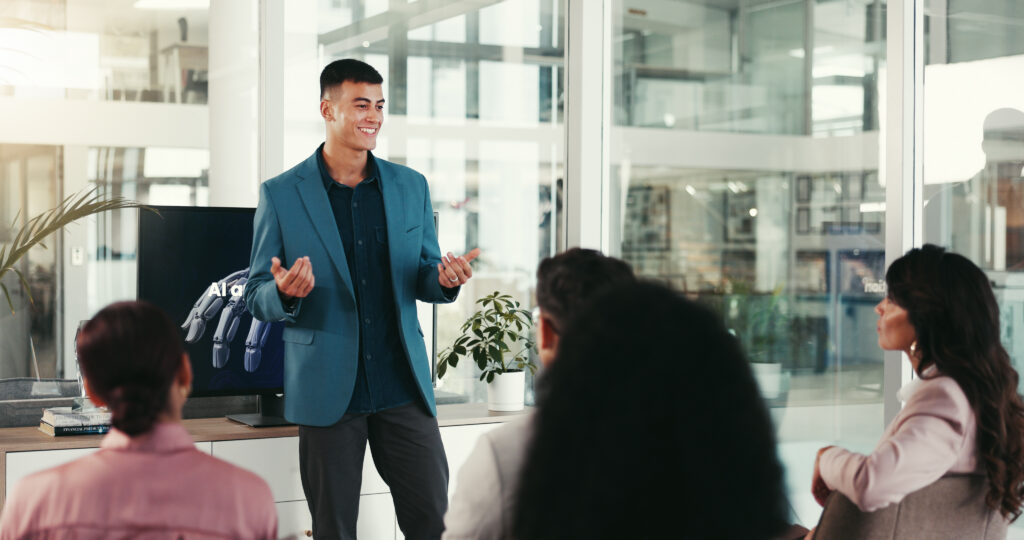 A mentor teaching about the direct sales mindset.